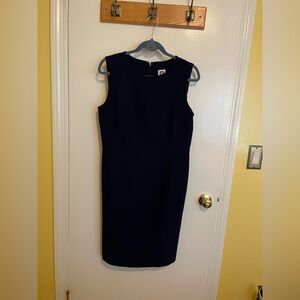 Elegant Navy Sleeveless Dress